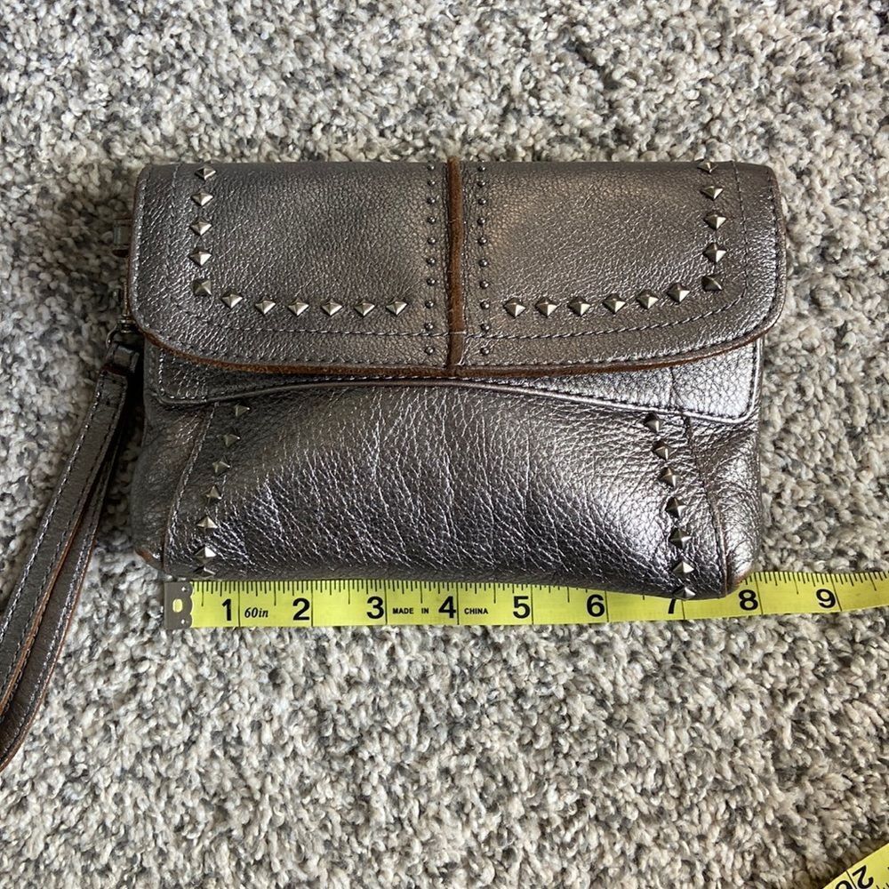 B. Makowsky Metalic Wristlet